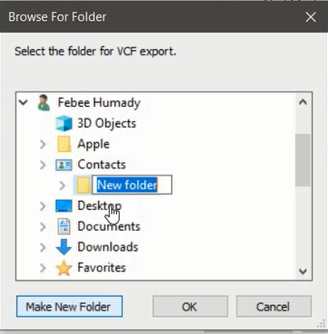 create-new-contacts-folder-windows-to-convert-csv-to-vcard-vcf